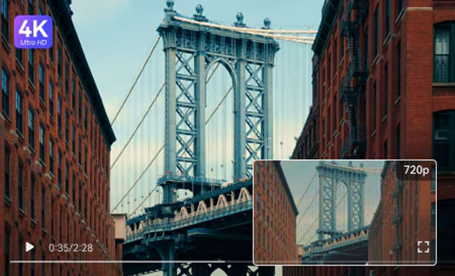 A video of a normal street being transformed into a futuristic cyberpunk style.